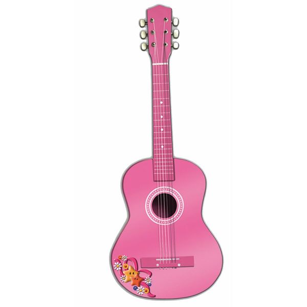 Reig Musicales 75 Cm Wood Guitar Rosa