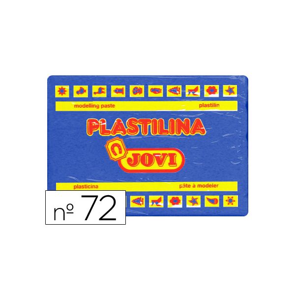 Jovi Plasticina 72 Grande 350 gr. Azul Escuro - OFF022160CE