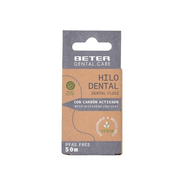 Beter Fio Dentário com Carvão Activo 50m