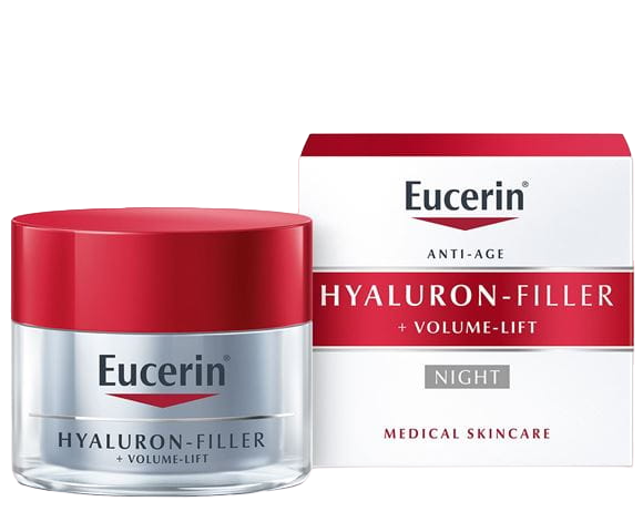 Eucerin Hyaluron-Filler + Volume-Lift Noite 50mL – Volume & Firmeza