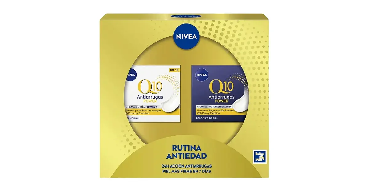 Coffret Nivea Q10 ANTI-AGING ROUTINE 2 Itens