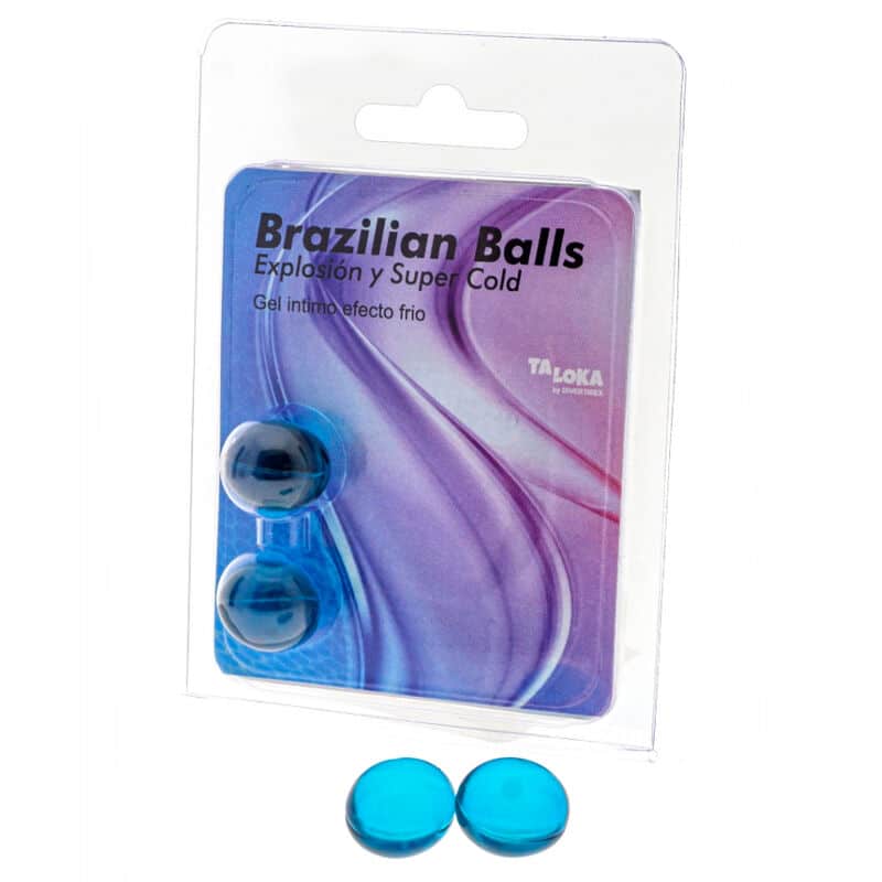 Taloka – 2 Bolas Brasileiras Efeito Frio Gel Excitante