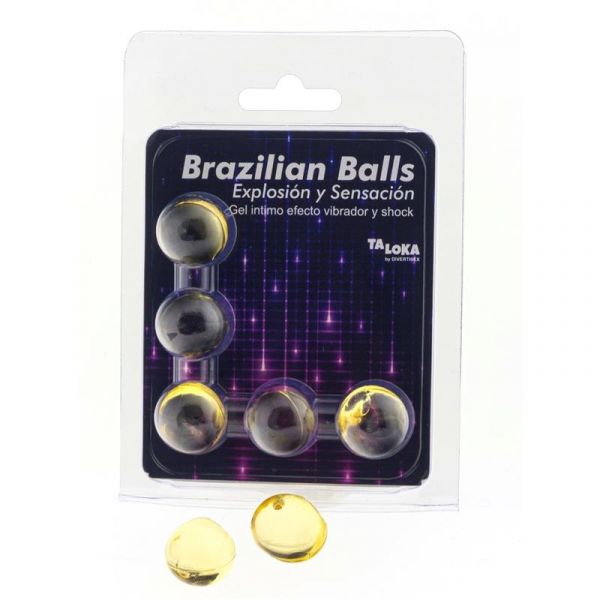 Diverty Sex Set 5 Brazilian Balls Excitante Efecto Vibrador y Shock