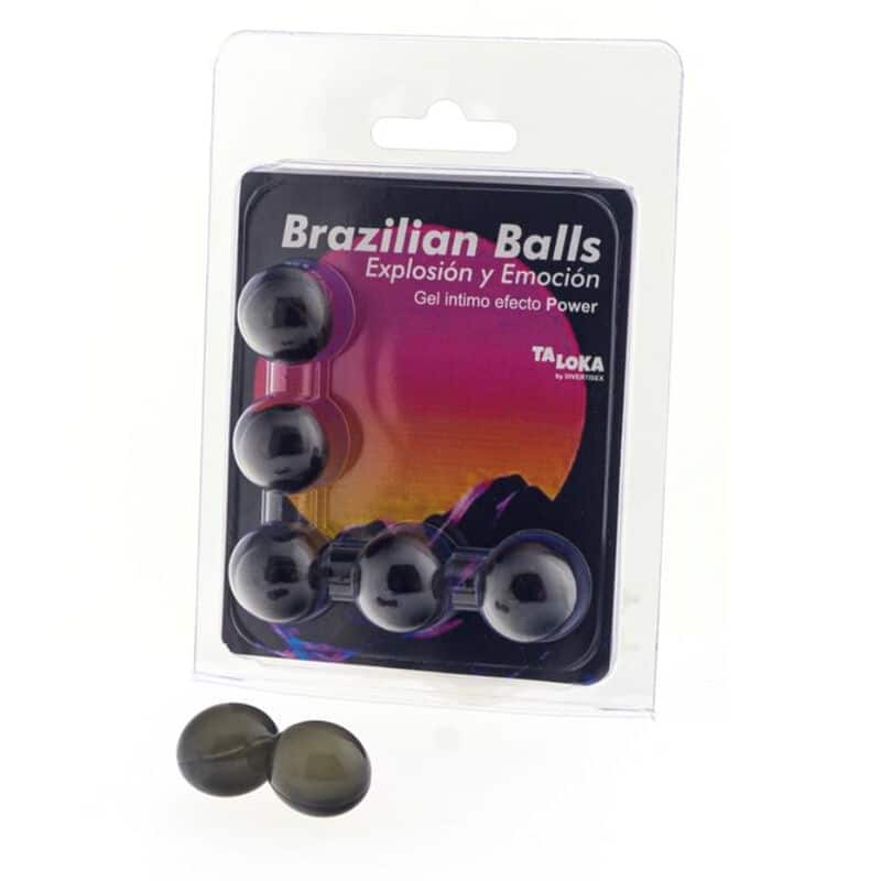 Diverty Sex Set 5 Brazilian Balls Gel Excitante Efecto Power