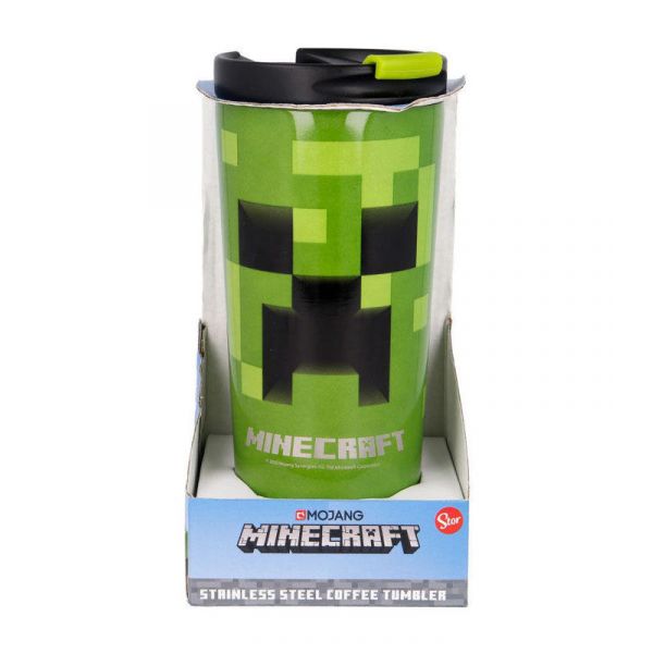 Stor Tumbler de Aço Inoxidável Minecraft 425ml