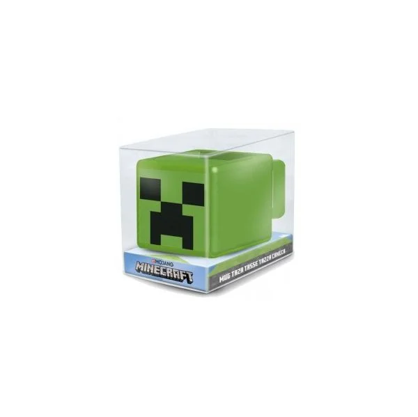 Stor Caneca 3D Minecraft Creeper Face