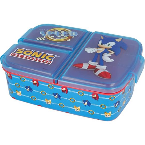 Stor Lancheira Sonic Azul 5 X 16 X 12 Cm