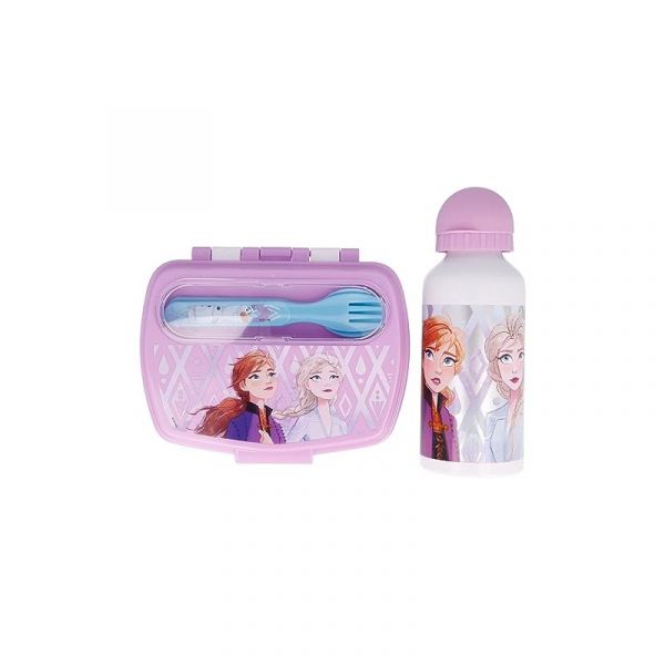 Frozen Conjunto Lancheira 4 Peças