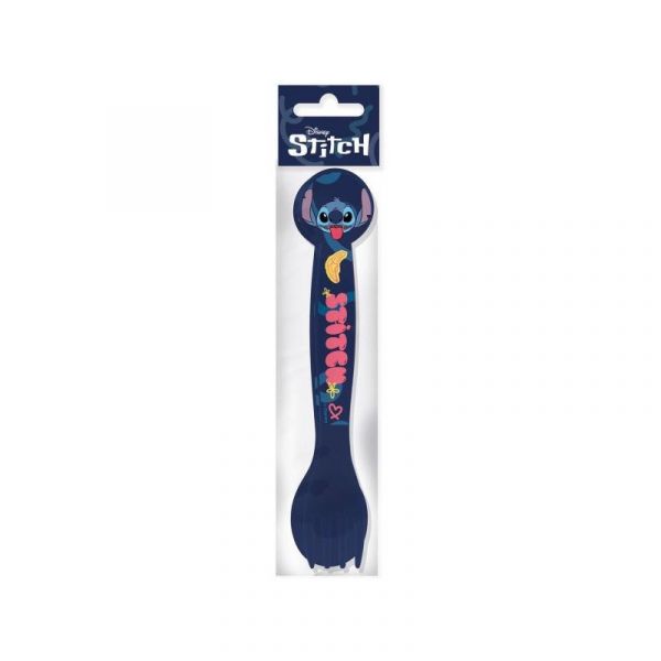Stor Set Talheres Colher e Garfo Disney Stitch