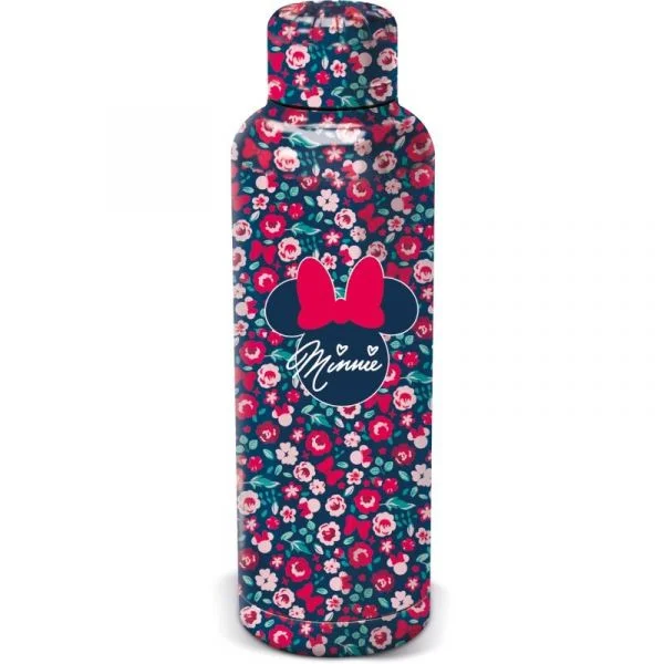Stor Garrafa Térmica Reutilizável Minnie Mouse Flores 515ml Multicolor