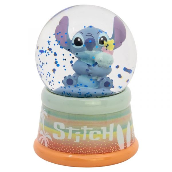 Disney: Lilo & Stitch - Stitch 10cm - Globo de Neve