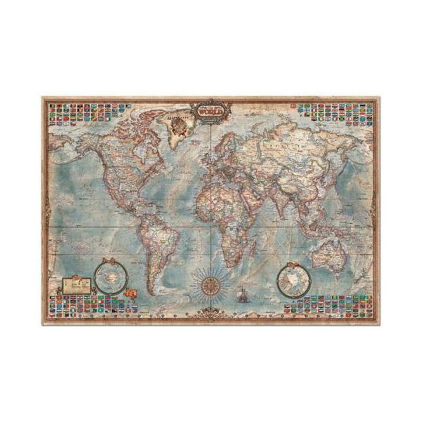 Educa Puzzle 4000 Peças Mapa Múndi - 14827