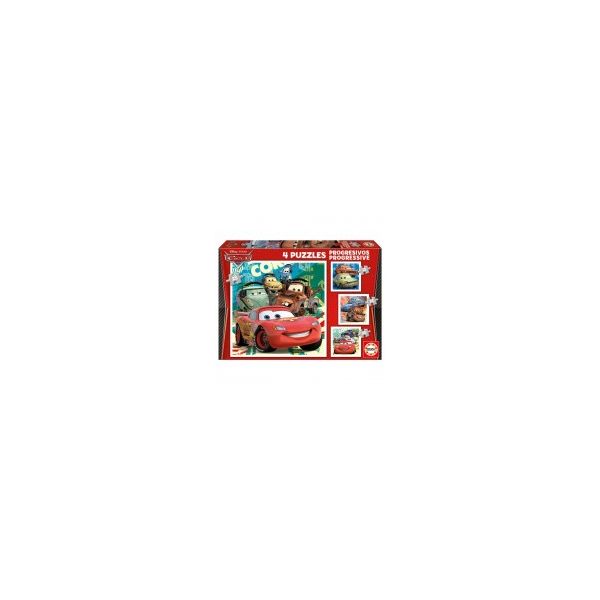 Educa Puzzle Progressivo 12-16-20-25 Peças - Cars - 14942