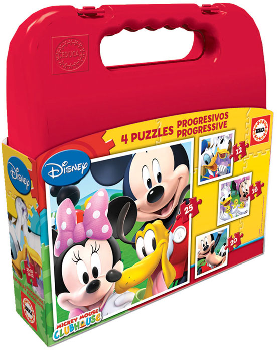 4x Puzzles Progressivos Disney Pixar