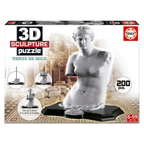 Jogo Puzzle Escultura 3D Venus 6-99 anos