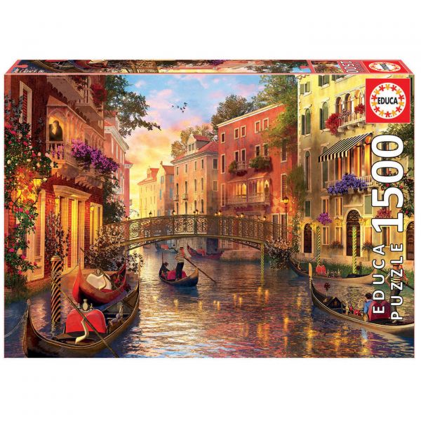 Educa Puzzle 1500 Peças - Veneza ao Fim do Dia - 17124