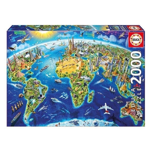 Puzzles Símbolos do Mundo 2000pças