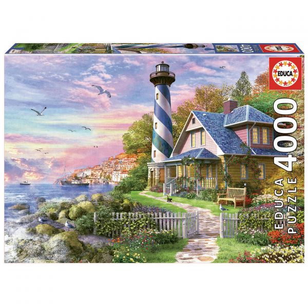 Educa Puzzle 4000 Peças - Farol em Rock Bay - 17677