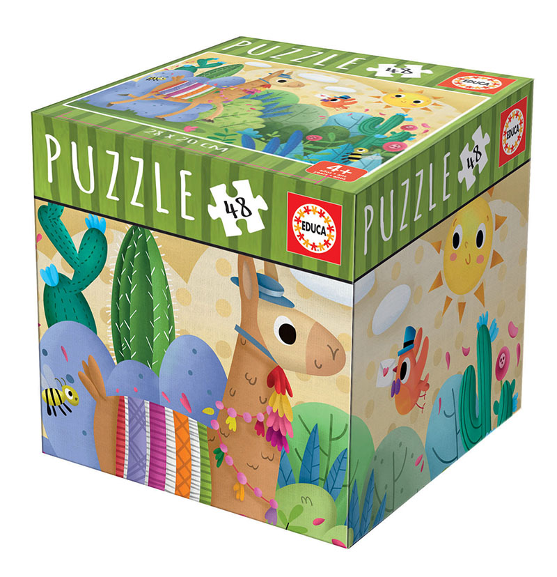Puzzle Lamas Educa