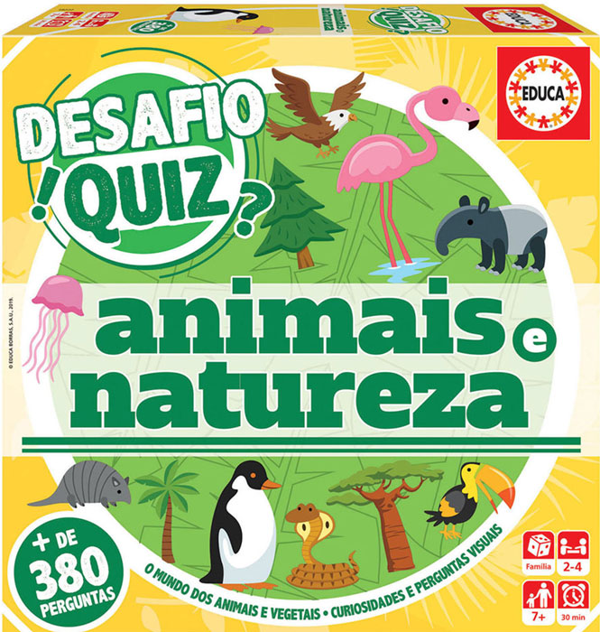 Educa Desafio Quiz Descobrir os Animais