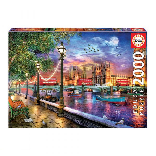 Educa Puzzle Puzzle 2000 Peças Londres Pôr do Sol - ED19046