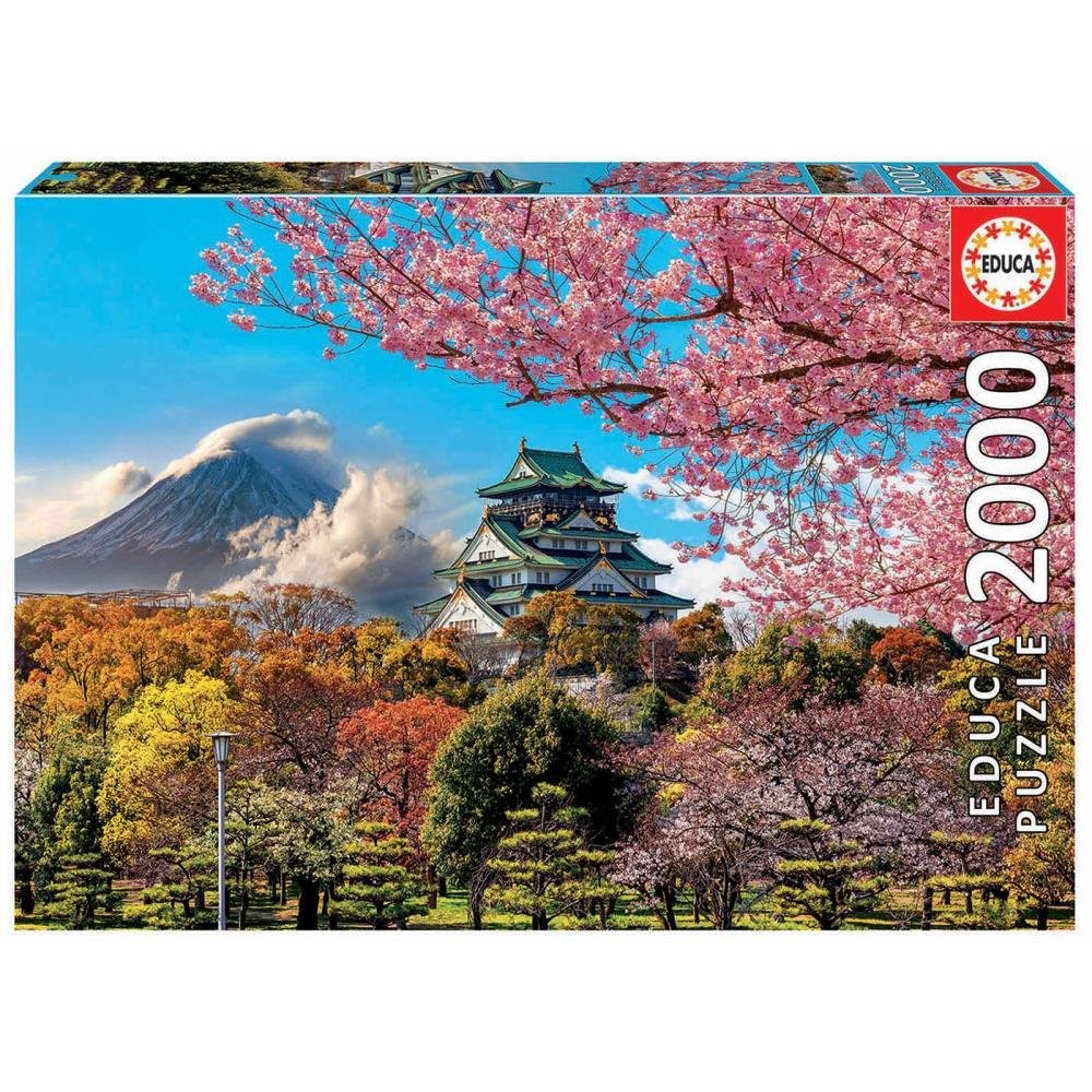 Educa Puzzle 2000 Peças Castelo de Osaka, Japão