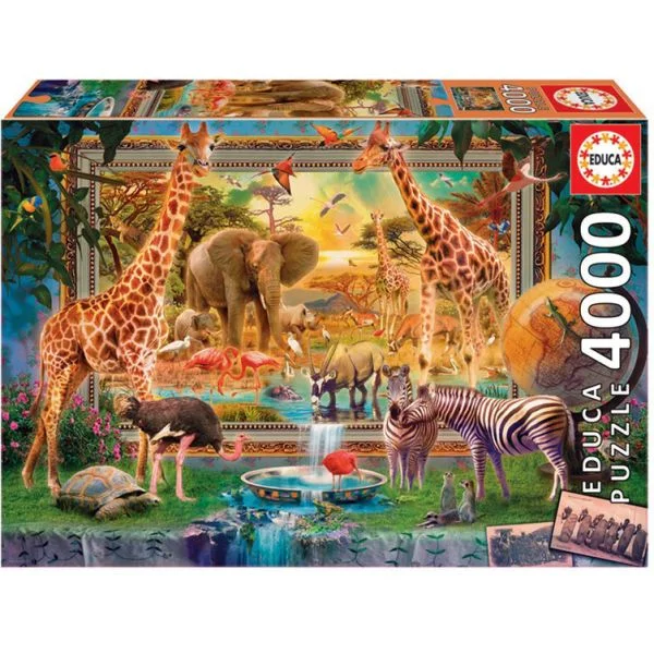 Educa Puzzle 4000 Peças Regressando da Savana