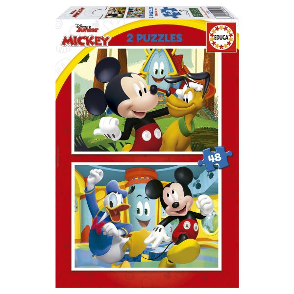 Educa Puzzle Mickey Mouse Fun House 2x 48 Peças - 19312