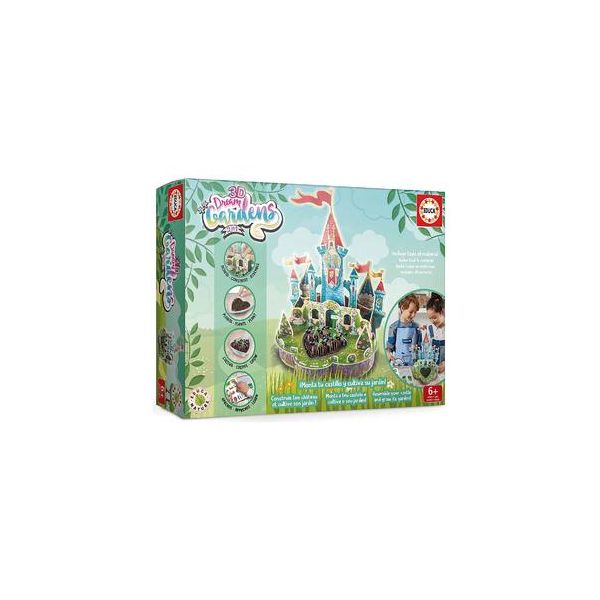 Educa Borrás 3D Dream Gardens 2em1 Castelo