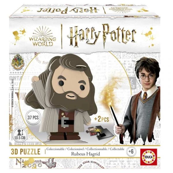 Educa Puzzle 3D Harry Potter: Rubius Hagrid com 37 Peças
