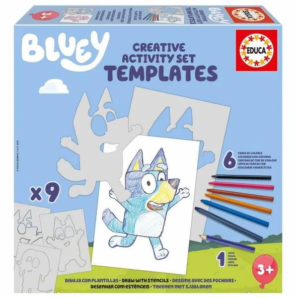 Educa Bluey Creative Activity Set Templates