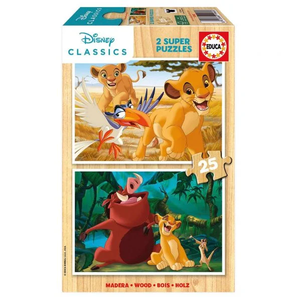 Educa Puzzle 2x25 Peças Disney Rei Leão 19960