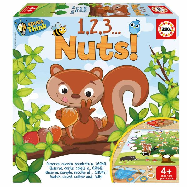 Educa Think 1,2,3 Nuts - 20083