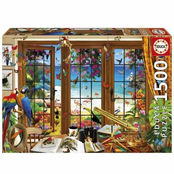 Educa Puzzle Ventana del Observador de Aves 1500 Peças - S71023266