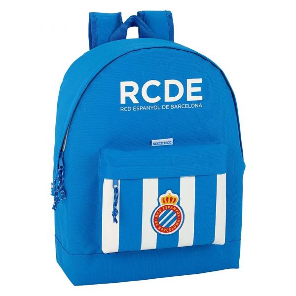 Safta Mochila RCD Espanyol 32.5x43x15 cm / 21L Azul/Branco