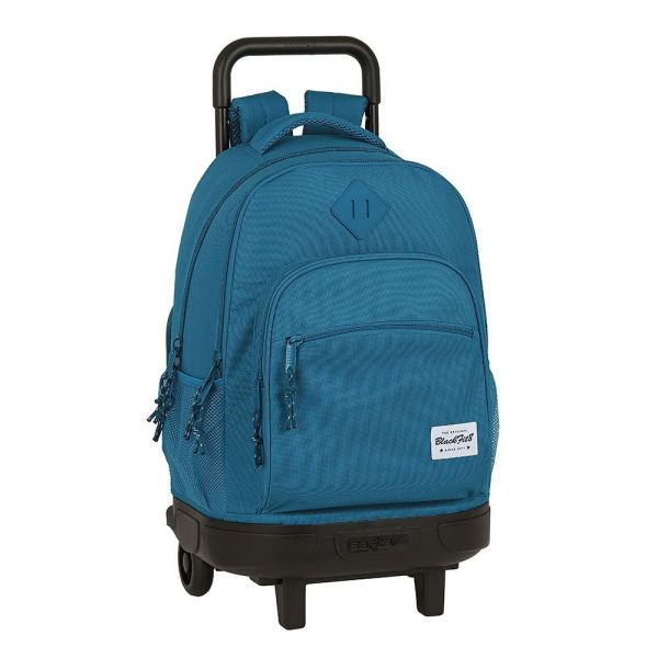 Trolley Mochila Escolar Compacto Ext 45cm Blackfit8 Egeo Azul