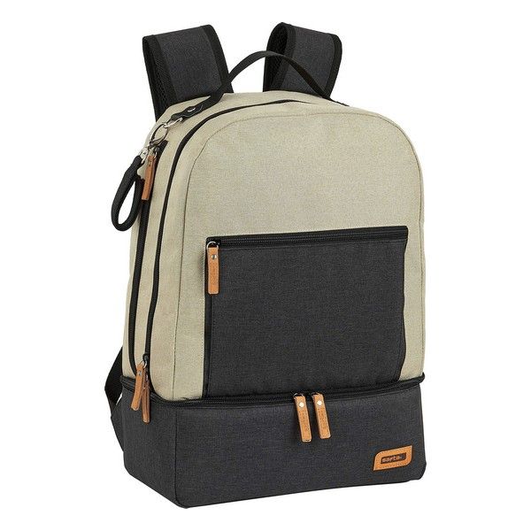 Safta Mochila Acessórios Bebé Bege/cinzento-escuro