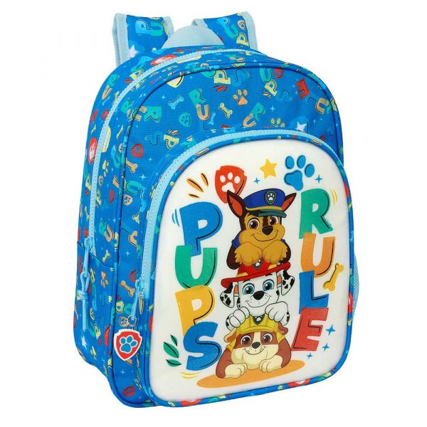 Safta Mochila Patrulha Pata Pups Rule 34cm Multicolor