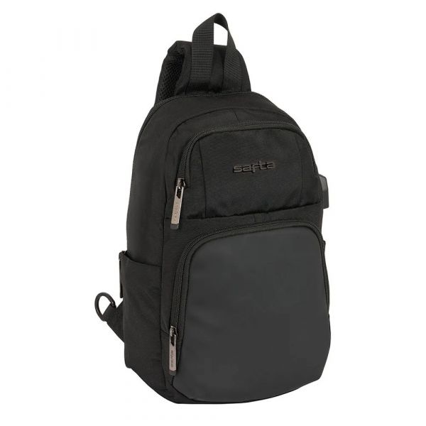 Safta Mochila Business One Shoulder Padder Mini 7.35L Black