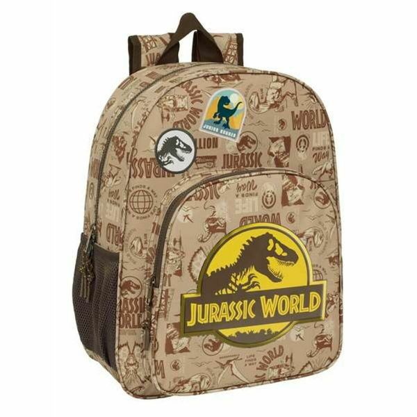 Safta Mochila Escolar Jurassic World 33 x 42 x 14 cm Bege