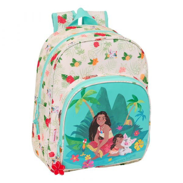 Disney Mochila Vaiana 2 2025 34x28x10cm Adaptável a Trolley
