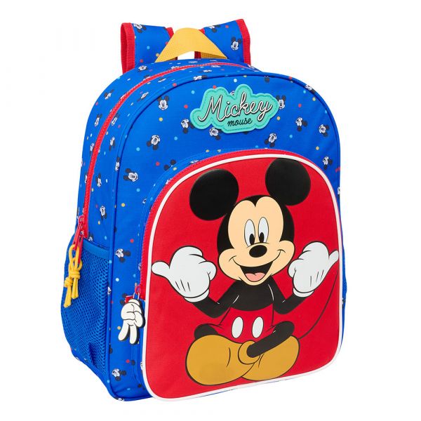 Disney Mochila Mickey Mouse Good Day 2025 38x32x12cm Adaptável a Trolley