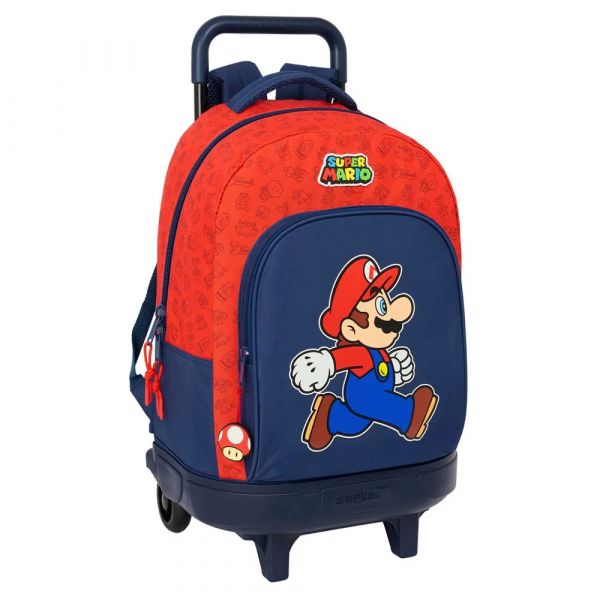 Safta Mochila Super Mario Trick Bros 33 x 45 x 22 cm Multicolor