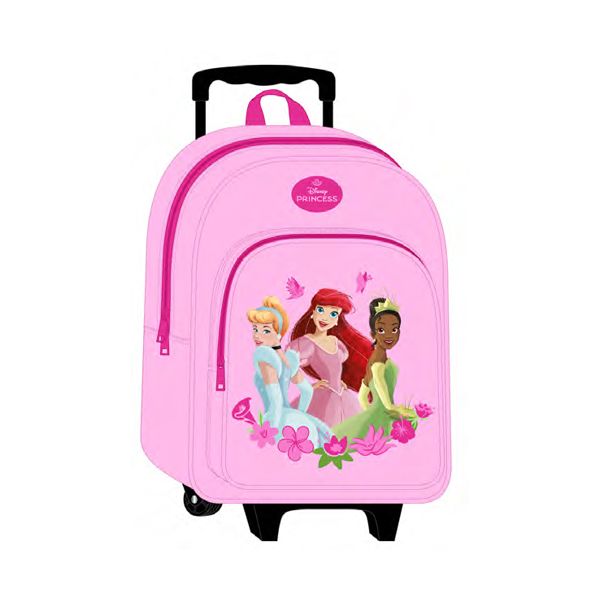 Safta Mochila Escolar com Trolley 42cm Princesas Disney