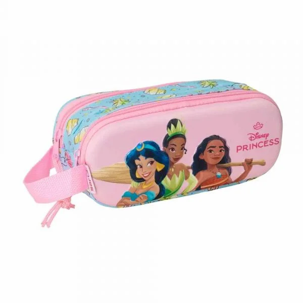 Default - Princesas Disney/Frozen Estojo Duplo 3D 21x8x6cm