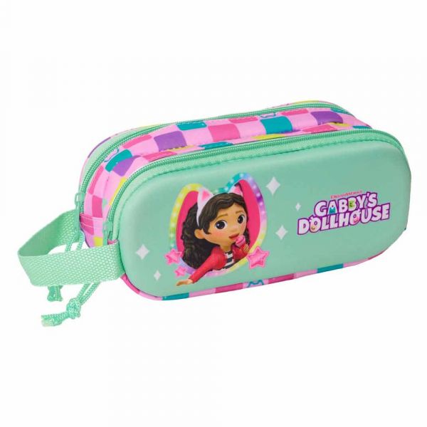Safta Mochila Gabby's Dollhouse 21 x 8 x 6 cm Preto