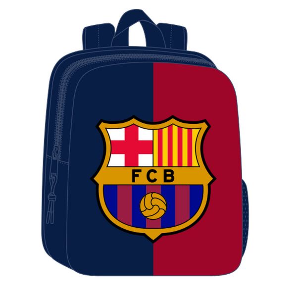 Safta Mochila 3D F.C. Barcelona 27cm Azul Grená