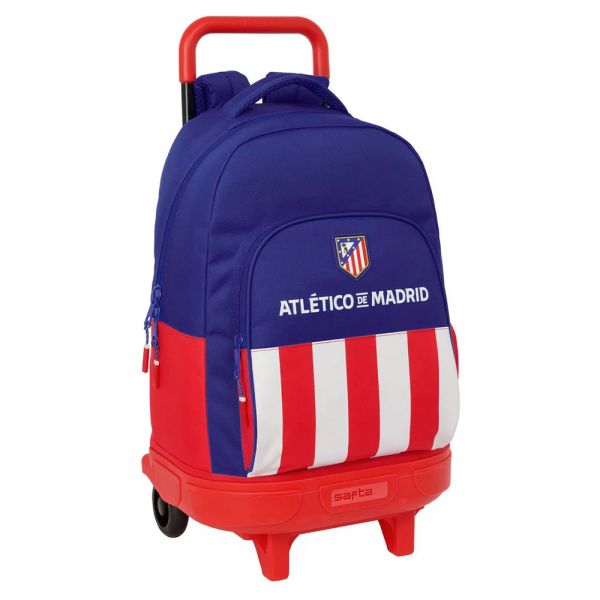Safta Mochila com Rodas Atlético Madrid 45 cm Multicolor