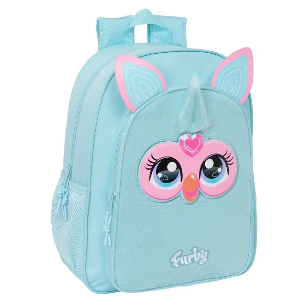 Safta Mochila Furby 19L Azul/Multicolor