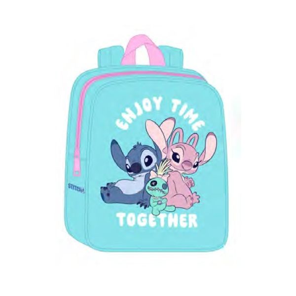Safta Mochila Pré Escolar 27cm Enjoy Time Together Stitch